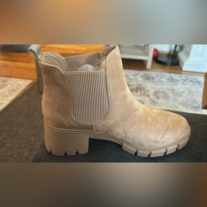 Tan Suede Ankle Boots